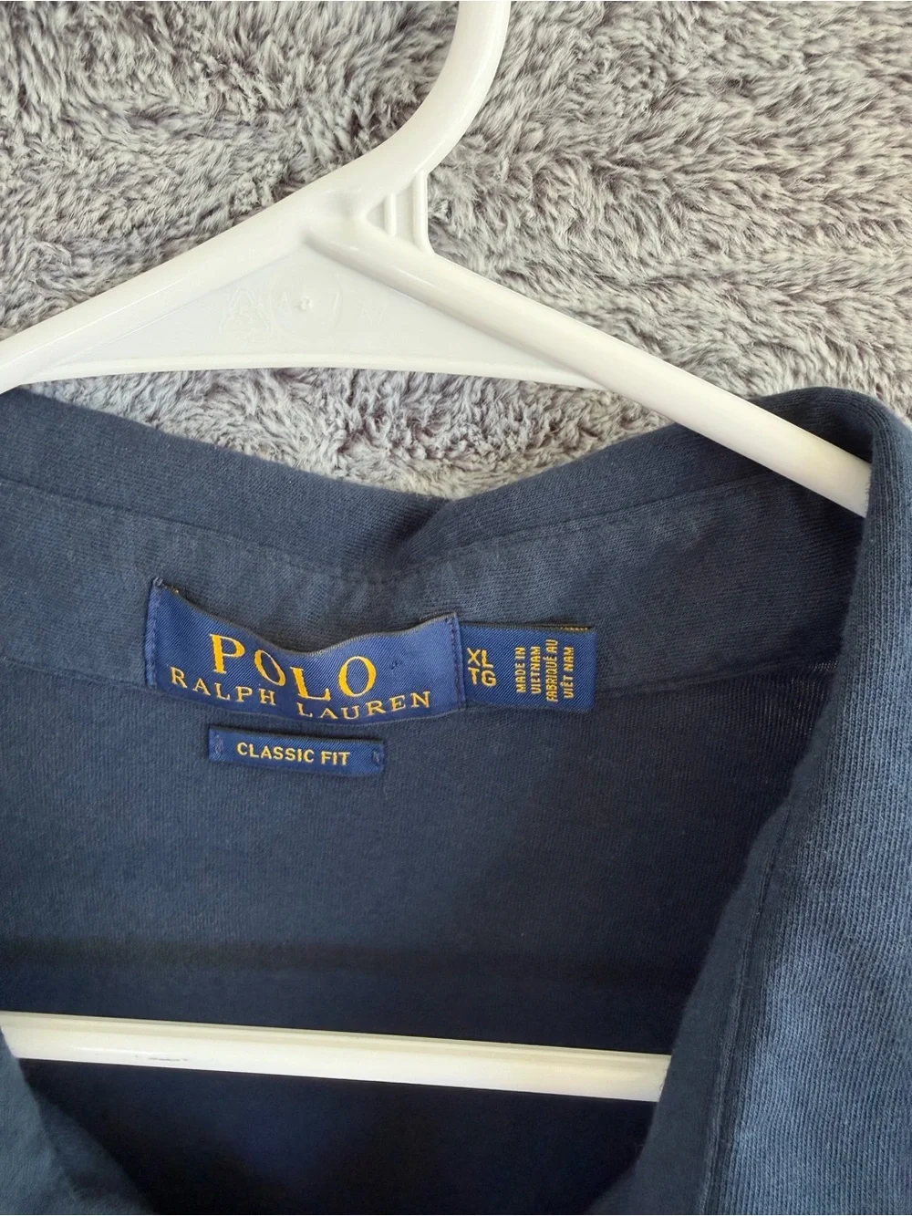 Ralph Lauren Navy blue Short-Sleeve Pocket Polo Shirt size XL